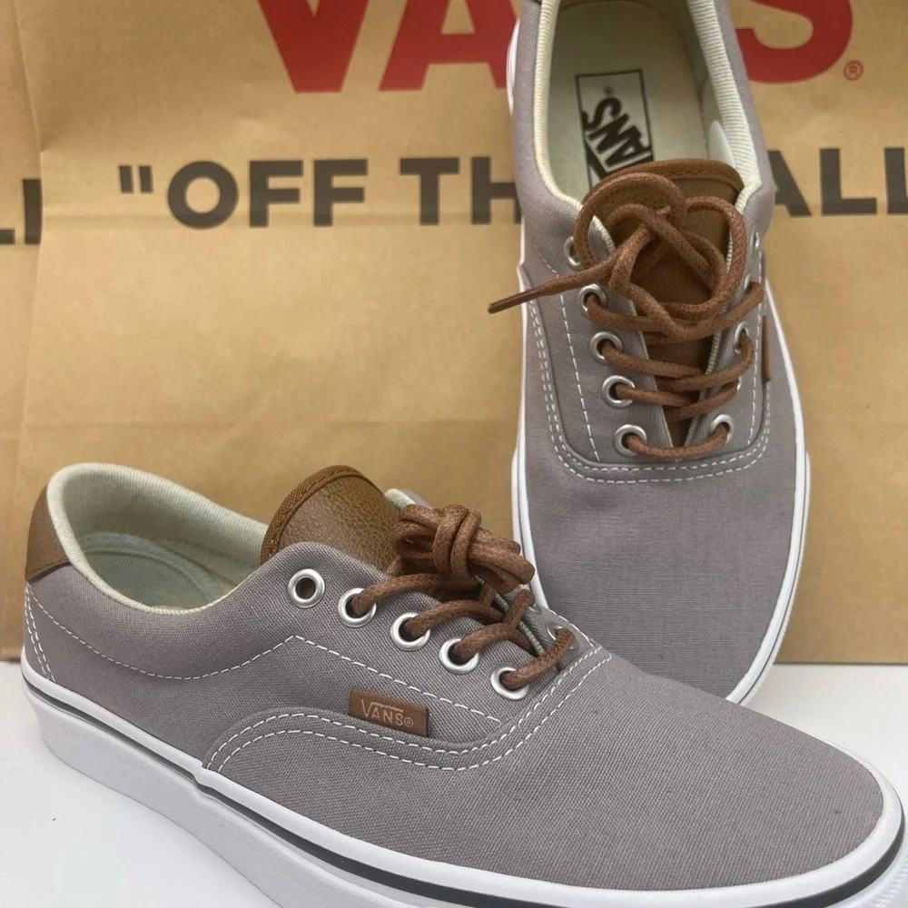 Vans Men’s Era 59
(C&L) Frost Gray/Acid Denim Sneakers 
VN0A38FSQ70 - Picture 14 of 16